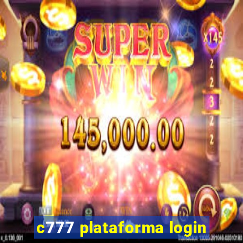 c777 plataforma login